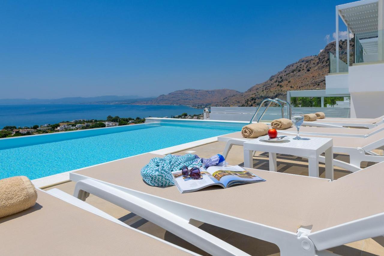 Villa Dione In Pefkos, Lindos Area Exterior photo