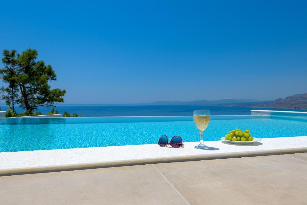 Villa Dione In Pefkos, Lindos Area Exterior photo