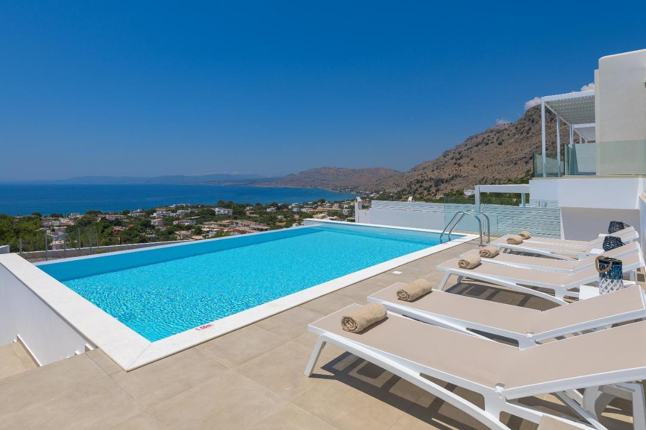 Villa Dione In Pefkos, Lindos Area Exterior photo