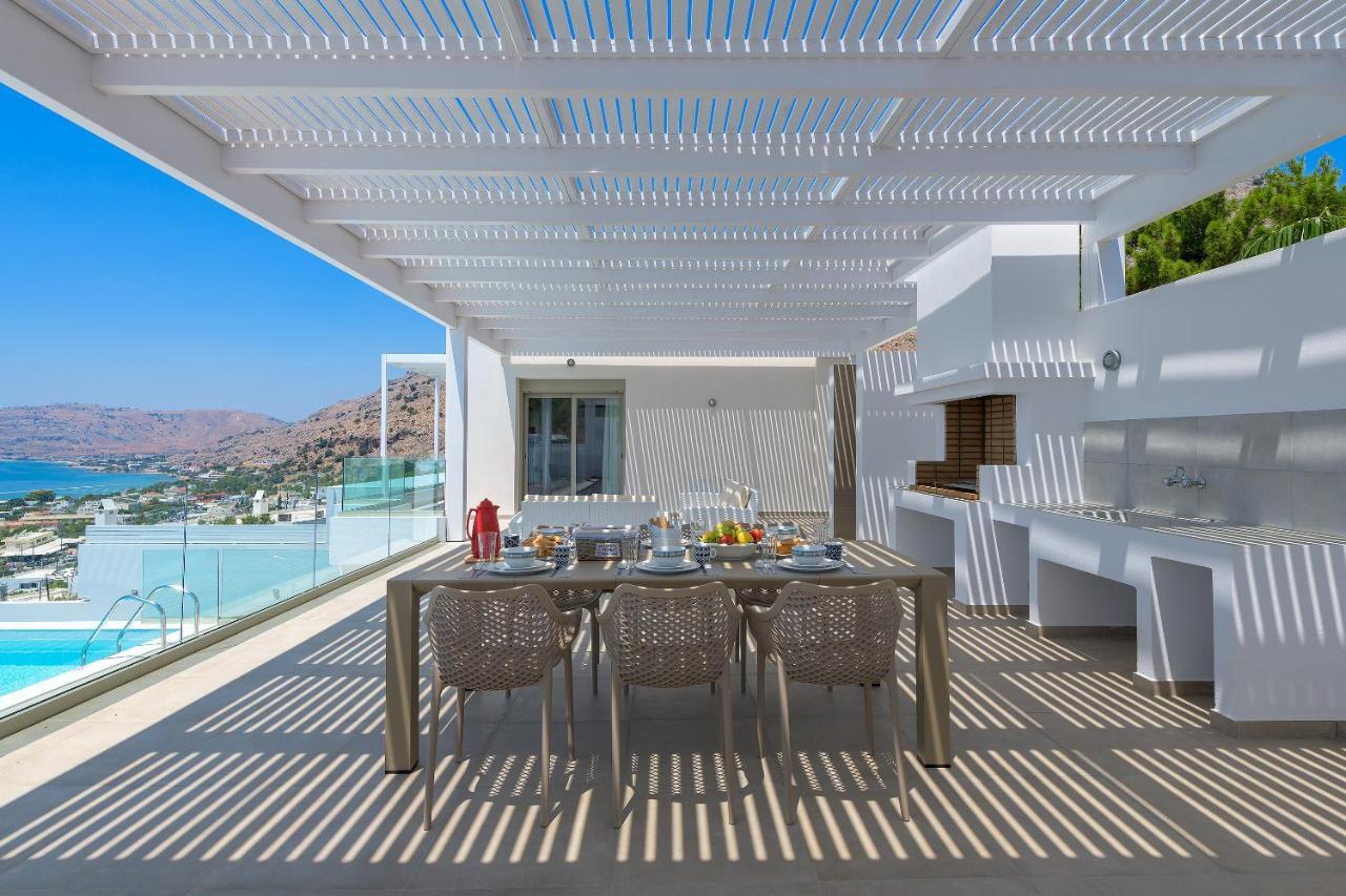 Villa Dione In Pefkos, Lindos Area Exterior photo